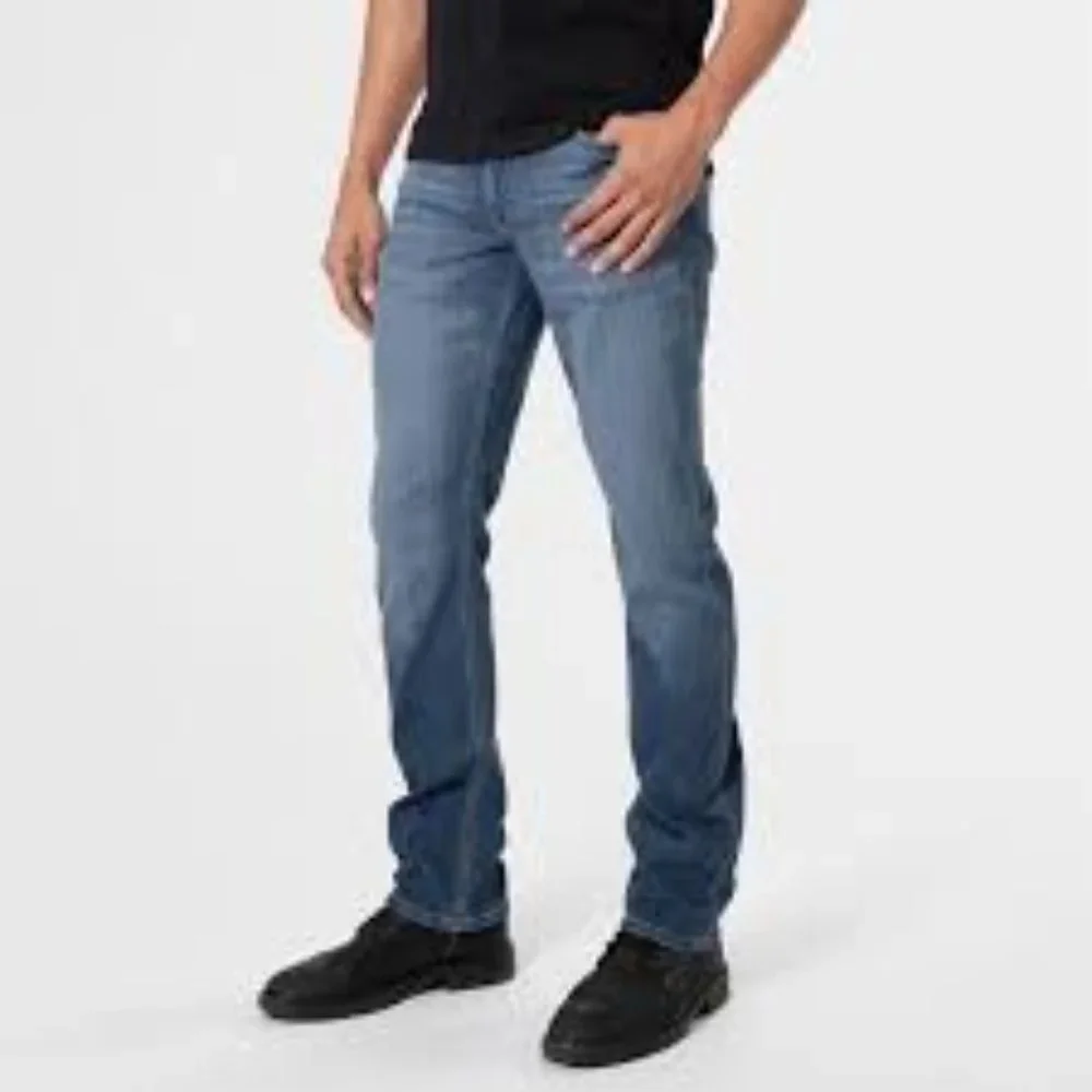 True Classics Mens Medium indigo Wash Straight Fit Comfort Jeans New Size 40